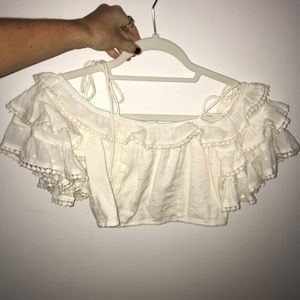 Brand new white crop top